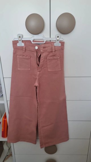 Pantalón vaquero rosa niña talla 6