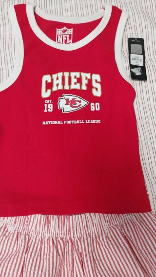 Pijama Verano NFL Chiefs Talla XS
