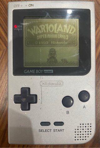 Nintendo Game Boy Pocket Plata