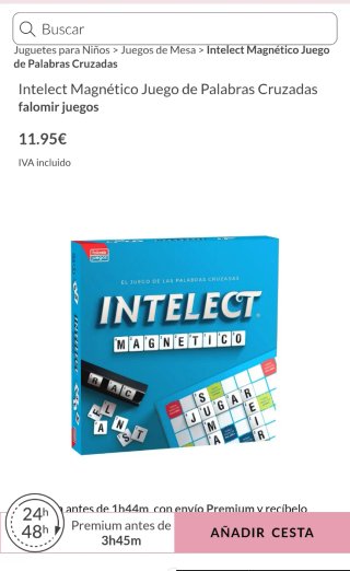 Juego de mesa Intelect Falomir