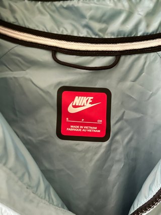 Chaqueta Nike Windbreaker Azul Claro S Oficial