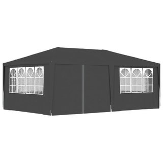 Gazebo Antracite Professionale con Pareti Resistente
