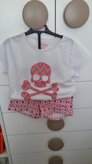 Conjunto SCALPERS niña T6: camiseta y short
