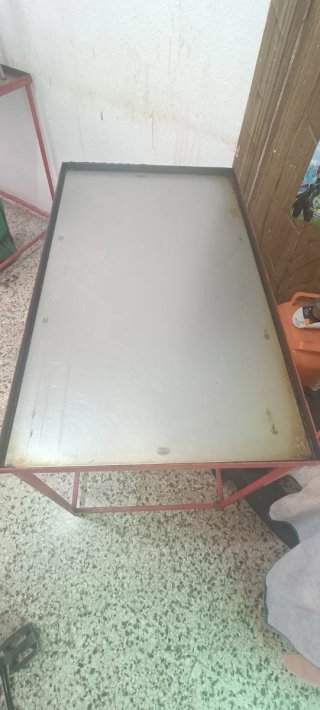 2 Mesas Acero Inoxidable 56x96cm