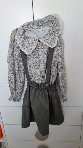 Conjunto pichi y camisa niña T.6 Paloma de la O