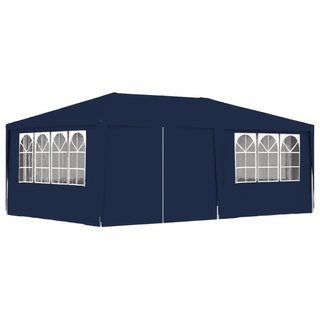 Gazebo Professionale Blu con Pareti 4x6 m 90 g/m²
