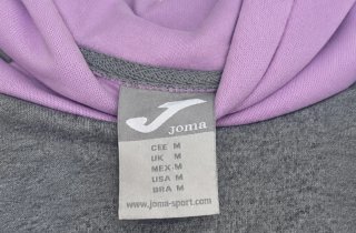Sudadera Joma Capucha Morada y Gris Mujer