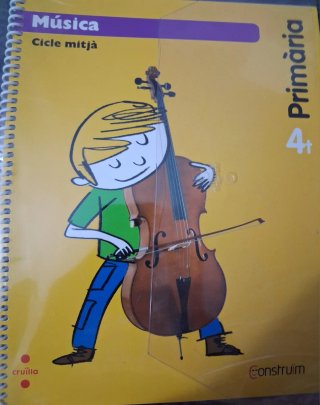 Libro Música 4 Primaria Cruïlla