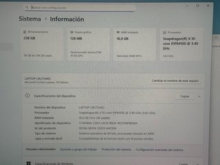 Portatile Microsoft Surface Laptop Copilot+ 13,8 16G