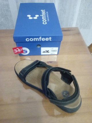 Sandalias Comfeet Hombre Talla 42 Negro