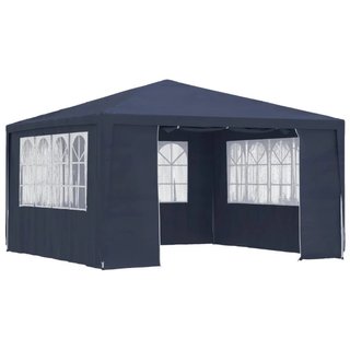 Gazebo Professionale Blu con Pareti Resistente All'acqua