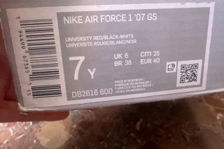 Nike Air Force 1 Rojas Talla 38