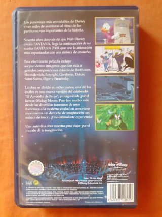 Película VHS Fantasía 2000