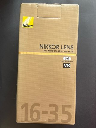 Objetivo Nikon AF-S 16-35mm f/4G ED VR