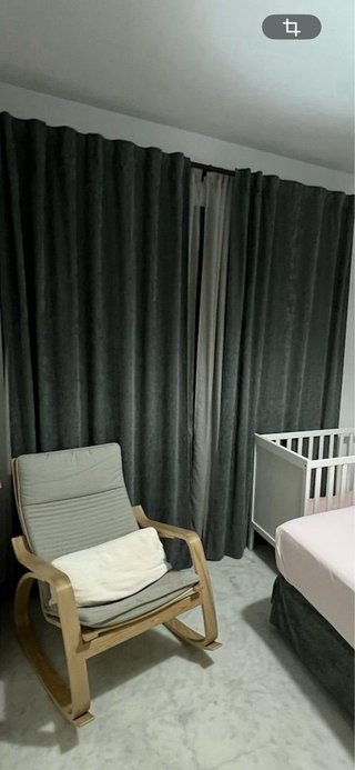 Cortinas de terciopelo grises