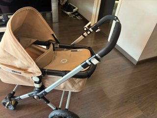 Coche  y silla Bugaboo  convertible completo
