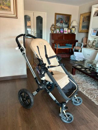 Coche  y silla Bugaboo  convertible completo