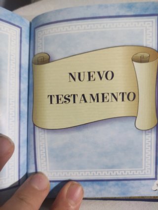 Mini Biblia infantil+mini libro de regalo