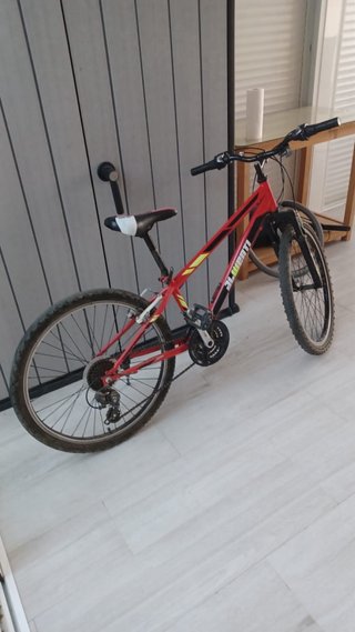 Bicicleta JL Wenti 24 Montaña Roja