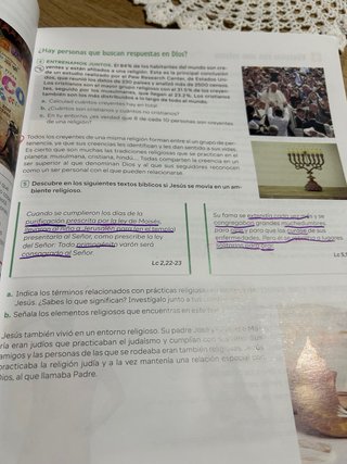 Religión Católica, 1 Secundaria, Comunidad de M...