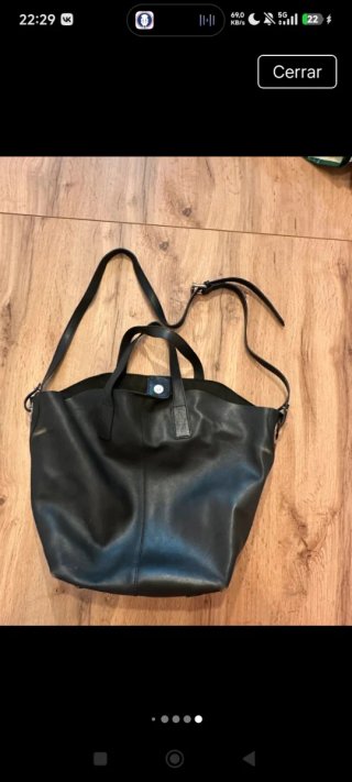 Bolso tote de cuero Abbacino.