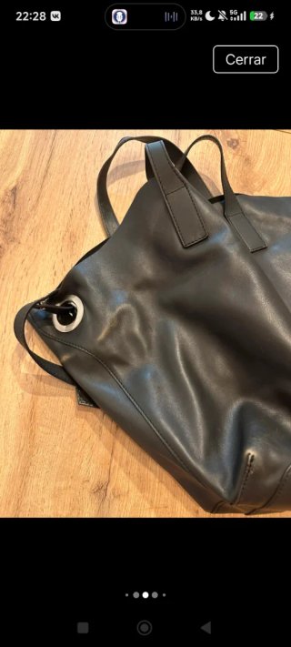 Bolso tote de cuero Abbacino.