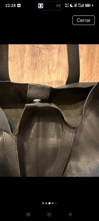Bolso tote de cuero Abbacino.