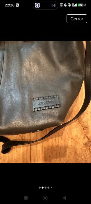Bolso tote de cuero Abbacino.