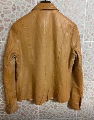 Giacca vintage vera pelle morbida leggera anni 80