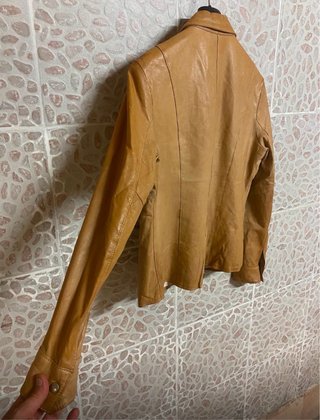 Giacca vintage vera pelle morbida leggera anni 80