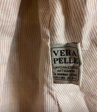 Giacca vintage vera pelle morbida leggera anni 80