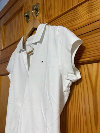 Polo Tommy Hilfiger Blanco Mujer