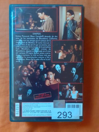 Película VHS Scream 2 (Español)