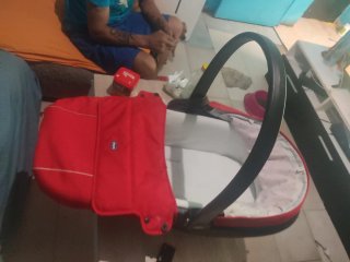 Carro de bebé Chicco completo rojo