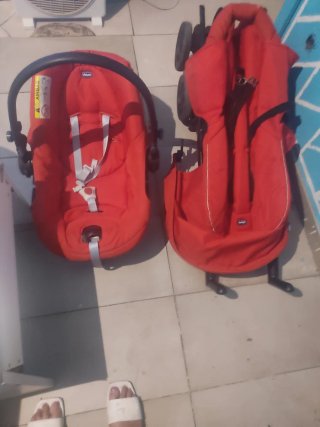 Carro de bebé Chicco completo rojo