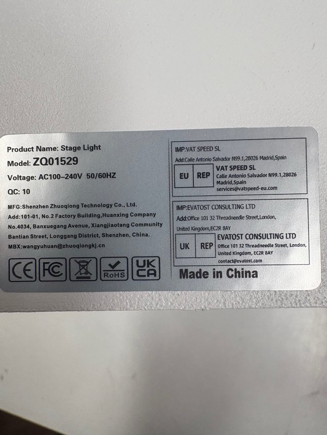 Lampade LED Megafonia Senza Fili x4