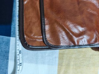 Bolso vintage piel marrón