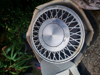 4 Llantas Originales Renault 21 con Tapacubos