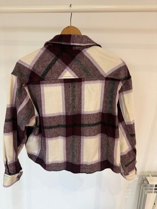 Camisa franela Zara cuadros mujer Talla S