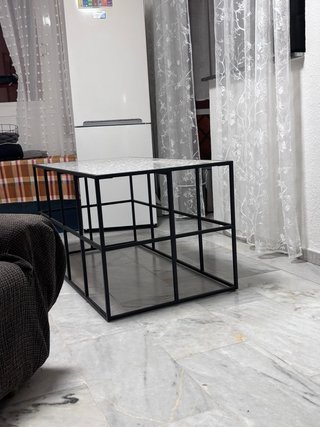 Tavolo da centro in pietra e metallo PREZZO TRATTABILE