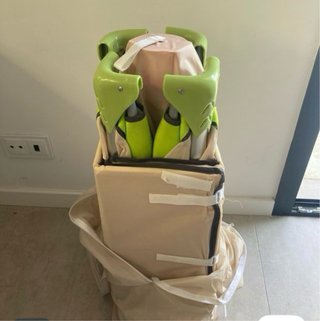 Cuna de viaje Olmitos con estampado de búhos