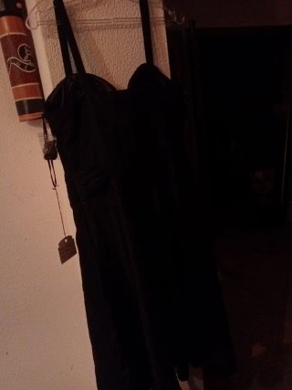 Vestido fiesta negro talla 44