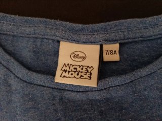 Camiseta Mickey Niño Azul