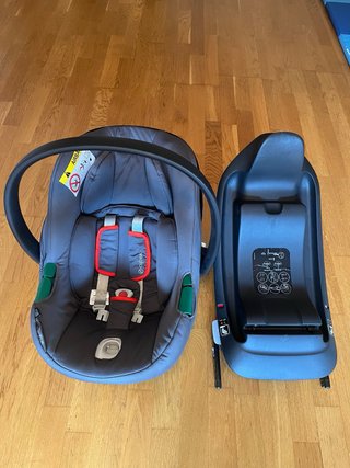 Silla de coche CYBEX + base ISOFIX  grupo 0