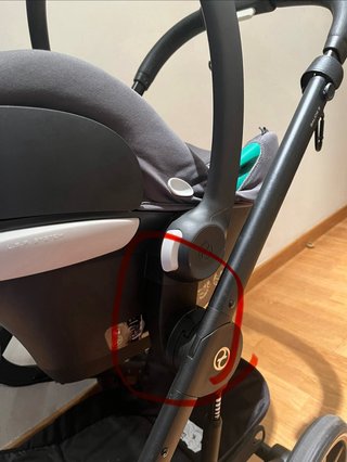 Silla de coche CYBEX + base ISOFIX  grupo 0
