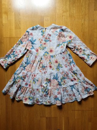 Vestido Zara floral mini