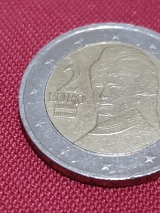 Moneda 2 Euros con Error