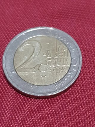 Moneda 2 Euros con Error