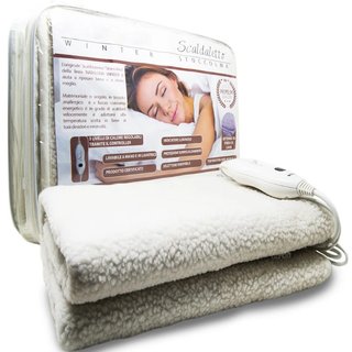 Coperta Elettrica Termica con Telecomando Tre Livelli di