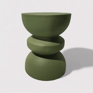 Silvar - Tavolino da divano colore verde stile moderno